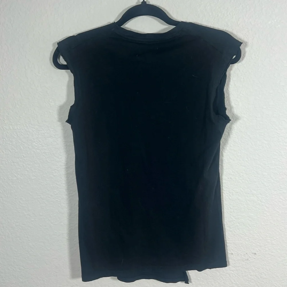 Lita by Ciara Black Sleeveless Women's Tank Top - Picture 2 of 4
